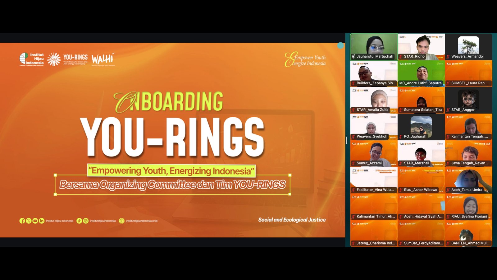 On Boarding, Langkah Awal Peserta Mengenal Program Pendidikan YOU-RINGS